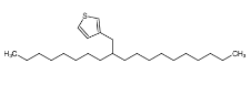 3-(2-辛基十二烷基)噻吩|1268060-76-9
