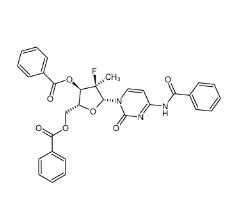 (2'R)-N-苯甲酰基-2'-脫氧-2'-氟-2'-甲基胞苷 3',5'-二苯甲酸酯 |817204-32-3 