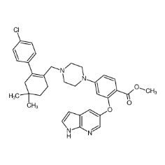 2-[(1H-吡咯并[2,3-b]吡啶-5-基)氧基]-4-[4-[[2-(4-氯苯基)-4,4-二甲基環己-1-烯基]甲基]哌嗪-1-基]苯甲酸甲酯 |1235865-76-5 