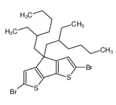 2,6-二溴-4,4-雙(2-乙基己基)-4H-環戊并[2,1-b:3,4-b’]二噻吩|365547-21-3 