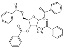 2-C-甲基-D-呋喃核糖 1,2,3,5-四苯甲酸酯|30361-19-4