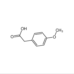 對甲氧基苯乙酸	|104-01-8	 