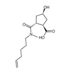 (1R,2R,4R)-2-[(5-己烯-1-基甲基氨基)羰基]-4-羥基環戊烷羧酸|922727-92-2 