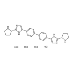 5,5'-[1,1'-聯苯]-4,4'-二基雙[2-(2S)-2-吡咯烷基-1H-咪唑]四鹽酸鹽|1009119-83-8 