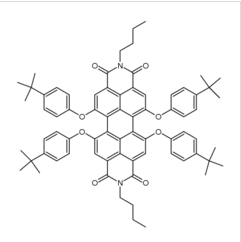 N,N-二丁基-5,6,12,13-四(4-叔丁基苯氧基)-3,4,9,10-苝二酰亞胺| 335654-34-7