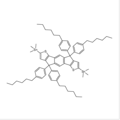 [2,7-二(三甲基錫)-4,4,9,9-四(對己基苯)-引達省并二噻吩]|1252555-61-5 