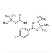 [5-氟-2-(4,4,5,5-四甲基-1,3,2-二氧雜環戊硼烷-2-基)苯基]氨基甲酸叔丁酯|1186637-38-6 