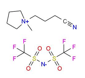 1-腈丙基-1-甲基吡咯烷雙（三氟甲烷磺酰）亞胺鹽 | 1040381-00-7 