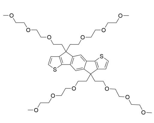 4,4,9,9-四(2-(2-(2-甲氧基乙氧基)乙氧基)乙基)-4,9-二氫-s-茚并[1,2-b:5,6-b']二噻吩 | 2923537-14-6 