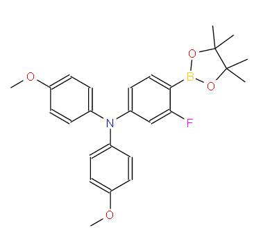 3-氟-N,N-雙(4-甲氧基苯基)-4-(4,4,5,5-四甲基-1,3,2-二氧雜硼戊烷-2-基)苯胺 | 2459726-22-6