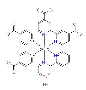 [(2,2'-聯吡啶基)雙(4,4'-二羧基-2,2'-聯吡啶基)]釕(II) 二氯 | 1374115-35-1 