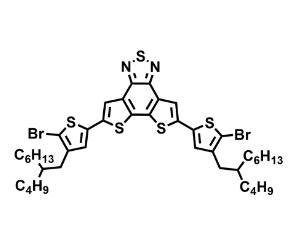 5,8-雙(5-溴-4-(2-丁基辛基)噻吩基)二噻吩并[3',2':3,4;2'',3'':5,6]苯并[1,2-c][1,2,5]噻二唑 | 2433725-51-8 