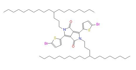 3,6-雙(5-溴噻吩-2-基)-2,5-雙(4-辛基十四烷基)-2,5-二氫吡咯并[3,4-C]吡咯-1,4-二酮 | 2116427-63-3 