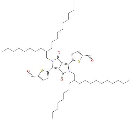 5,5'-(2,5-雙(2-辛基十二烷基)-3,6-二氧代-2,3,5,6-四氫吡咯并[3,4-c]吡咯-1,4-二基)雙(噻吩-2-醛) | 1393737-21-7 