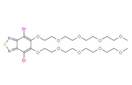 5,6-雙((2,5,8,11-四乙二醇單甲醚-13-基)氧)-4,7-二溴苯并[C][1,2,5]噻二唑 | 2409851-84-7 