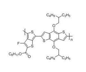聚[[4,8-雙[(2-乙基己基)氧基]-苯并[1,2-B:4,5-B']二噻吩-2,6-二基][3-氟-2-[(2-辛基)羰基]噻吩[3,4-b]并噻吩] | 1160823-84-6 
