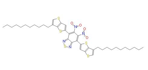 5,6-二硝基-4,7-雙(6-十一基噻吩并[3,2-B]噻吩基)苯并[C][1,2,5]噻二唑 | 2304444-50-4 