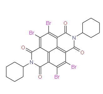 4,5,9,10-四溴-2,7-二環(huán)己基苯并[LMN][3,8]菲咯啉-1,3,6,8(2H,7H)-四酮 | 2454552-14-6 