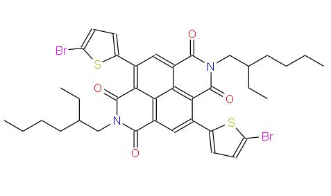 NDI-雙C2C6-雙噻吩-雙溴 | 1320282-67-4