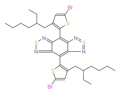 4,8-雙(5-溴-3-(2-乙基己基)-2-噻吩基)-2λ4δ2-苯并[1,2-c:4,5-c']雙[1,2,5]噻唑 | 2304625-96-3 