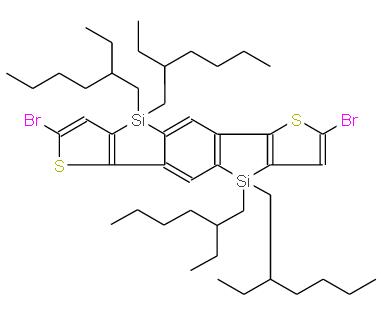2,7-二溴-苯并[1,2-b:4,5-b]雙(4,4'-二乙基己基-4H-硅并[3,2-b]噻吩) | 1217503-11-1 