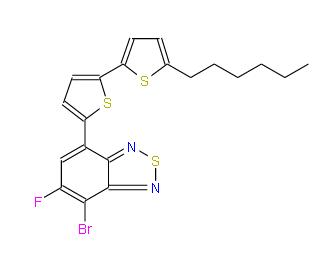4-溴-5-氟-7-(5'-己基-[2,2'-聯噻吩]-5-基)苯并[C][1,2,5]噻二唑 | 1402460-83-6 