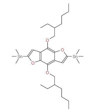 (4,8-雙-(2-乙基己氧基)-2,6-雙(三甲基錫基)苯并[1,2-b;4,5-b']二呋喃) | 1352743-87-3 