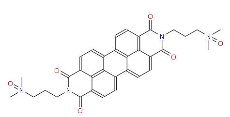 3,3'-(1,3,8,10-四蒽酮并[2,1,9-DEF:6,5,10-D'E'F']二異喹啉-2,9(1H,3H,8H,10H)-二基)雙(N,N-二甲基丙烷-1-氧化胺) | 15580 