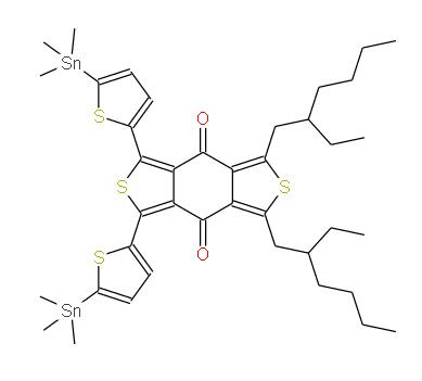 1,3-雙(2-乙基己基)-5,7-雙(5-(三甲基錫基)噻吩基)苯并[1,2-C:4,5-C']二噻吩-4,8-二酮 | 2111948-40-2 