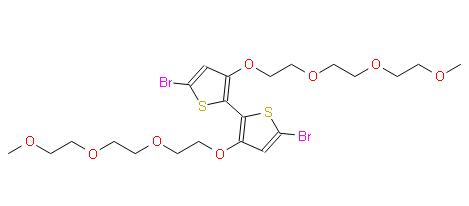 5,5'-二溴-3,3'-雙(2-(2-(2-甲氧基乙氧基)乙氧基)乙氧基)-2,2'-聯噻吩 | 1974310-58-1