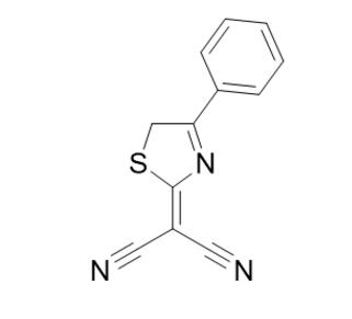 Propanedinitrile, (4-phenyl-2(5H)-thiazolylidene)- | 82572-71-2 