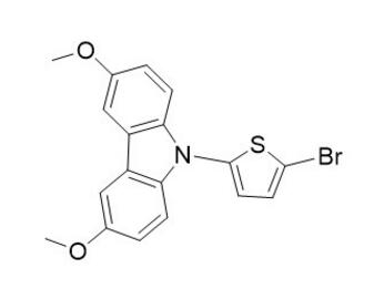 9-(5-溴噻吩-2-基)-3,6-二甲氧基-9H-咔唑 | 2756319-00-1