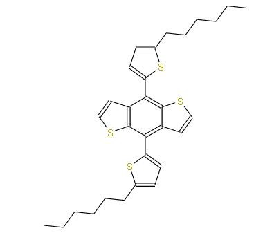 4,8-雙(5-己基噻吩-2-基)苯并[1,2-b:4,5-b']二噻吩 | 1431705-25-7 