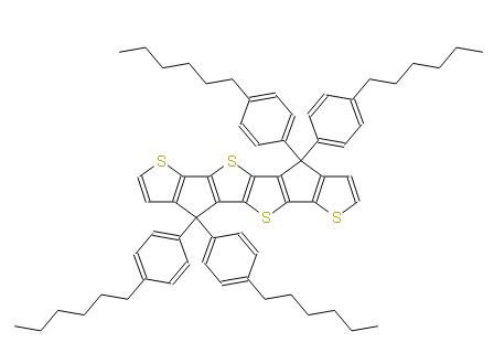 4,4,9,9-四(4-己基苯基)-4,9-二氫-噻吩并[3',2':4,5]環戊二烯并[1,2-b]噻吩[2'',3'':3',4']環戊二烯并[1',2':4,5]噻吩并[2, 