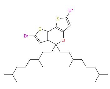 2,7-二溴-5,5-雙(3,7-二甲基辛基)-5H-二噻吩并[3,2-B:2',3'-D]吡喃 | 1295502-26-9 