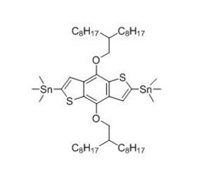 (4,8-Bis((2-octyldecyl)oxy)benzo[1,2-b:4,5-b’]dithiophene-2,6-diyl)bis(trimethylstannane) | 1437230- 