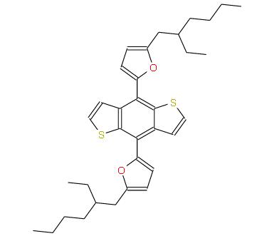  4,8-雙[5-(2-乙基己基)-2-呋喃基]-苯并[1,2-B:4,5-B']-二噻吩 | 1421862-27-2 