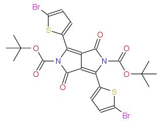 2,5-碳酸叔丁酯-3,6-二(5-溴噻吩)吡咯并吡咯二酮 | 1046864-84-9