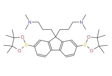 3,3'-(2,7-雙(硼酸頻哪醇酯)-9H-芴- 9,9-二基)雙(N,N-二甲基丙烷-1-胺) | 953390-94-8