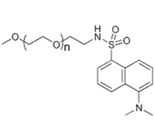 甲氧基聚乙二醇丹磺酰胺,甲氧基PEG丹磺酰胺,mPEG-Dansyl 