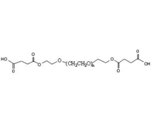 丁二酸聚乙二醇丁二酸,丁二酸PEG丁二酸,SA-PEG-SA 