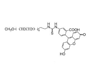 甲氧基聚乙二醇熒光素,甲氧基PEG熒光素,mPEG-Fluoresein，MPEG-FITC 