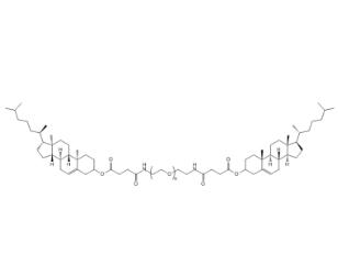 膽固醇聚乙二醇膽固醇,膽固醇PEG膽固醇Cholesterol-PEG-Cholesterol, CLS-PEG-CLS 