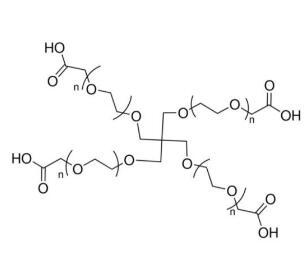 四臂聚乙二醇羧基,四臂PEG羧基4Arm-PEG-COOH 