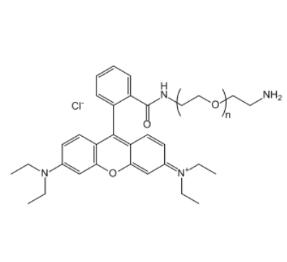 羅丹明聚乙二醇氨基，羅丹明PEG氨基Rhodamine PEG Amine, RB-PEG-NH2 