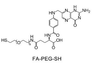 葉酸聚乙二醇巰基，葉酸PEG巰基Folic acid PEG Thiol, FA-PEG-SH 