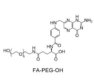 葉酸聚乙二醇羥基，葉酸PEG羥基FA-PEG-OH 