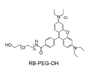 羅丹明PEG羥基Rhodamine PEG hydroxyl, RB-PEG-OH,羅丹明聚乙二醇羥基 