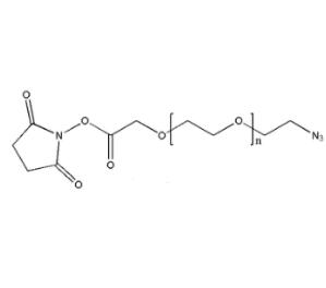 疊氮PEG活性酯Azido PEG NHS, N3-PEG-SCM；疊氮聚乙二醇活性酯 