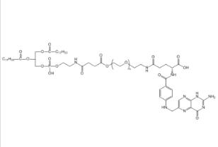 二油酰磷脂酰乙醇胺PEG葉酸DOPE-PEG-FA;二油酰磷脂酰乙醇胺聚乙二醇葉酸 
